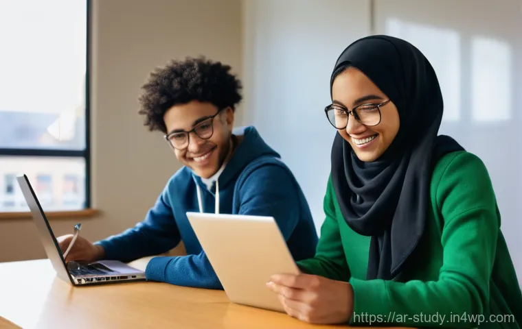 효율적인 온라인 학습의 요소와 기법 - **Prompt:** A determined student (age 16-24, wearing modest, relaxed clothing like a hoodie and jean...